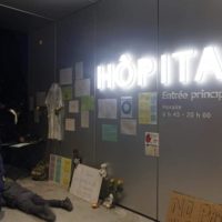Sit-in Hôpital de Rennaz lundi 25 octobre 2021