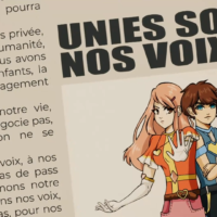 UNIES SONT NOS VOIX reportage du tournage du clip