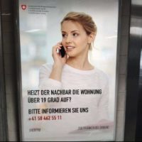 Fausse affiche mais vraie menace